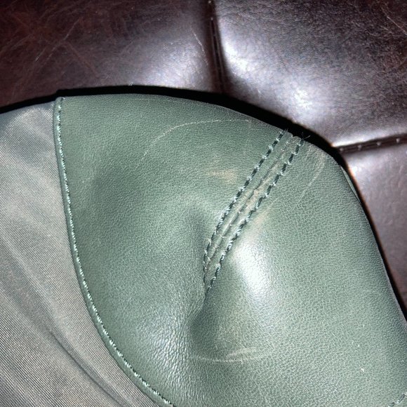 MZ WALLACE Green Nylon Leather trimmed shoulder bag - Picture 3 of 8